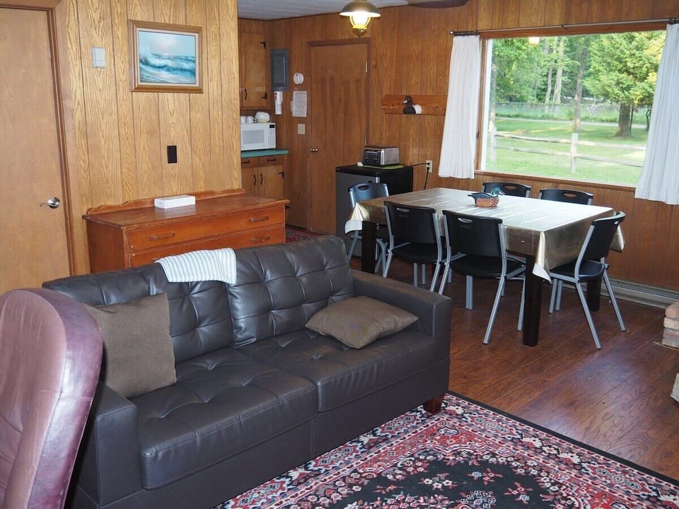 LIVING ROOM:  Looking from the living room towards the dining area.