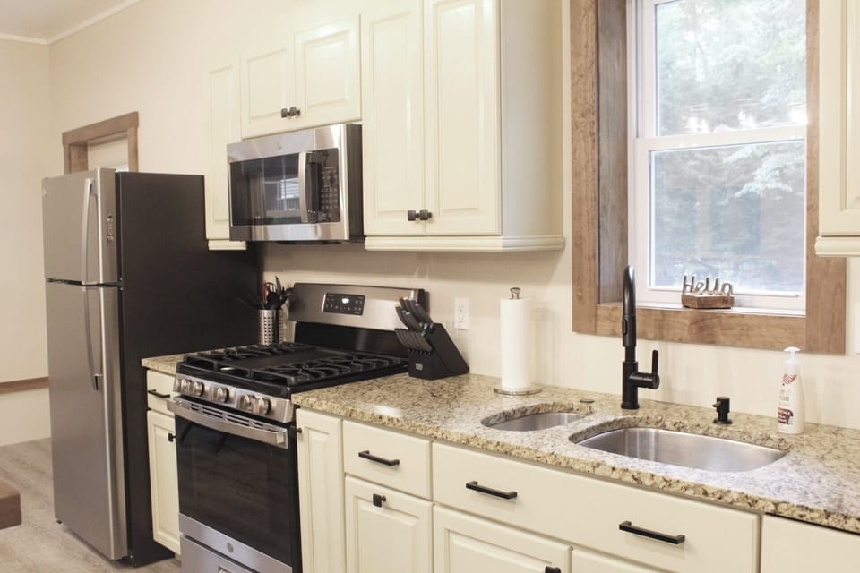 Gas Stove and Microwave