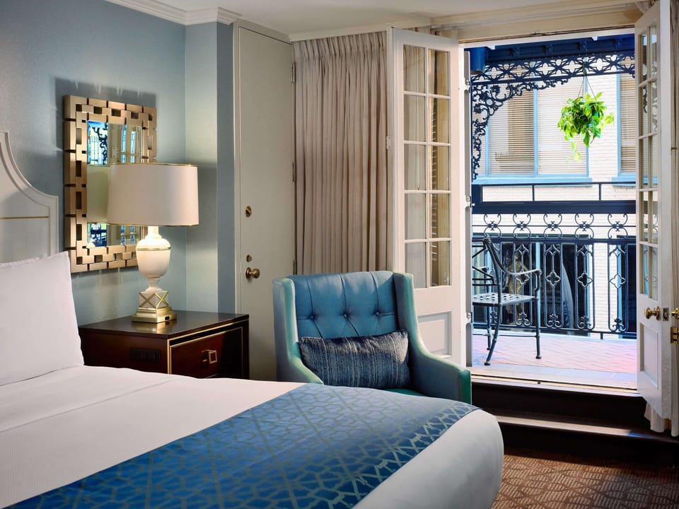 Step onto your private balcony for fresh air and views.