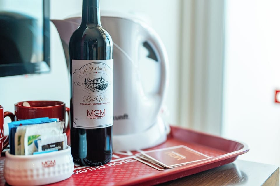 Pour a welcome drink and recharge with in-room essentials.