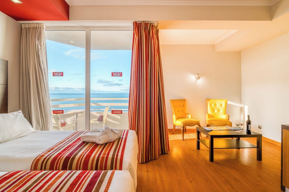 Wake up to golden light and sweeping sea views.