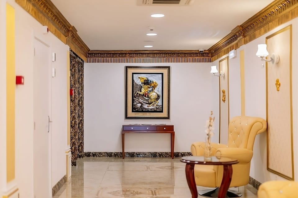 Stroll through immaculate corridors that feel calm and refined.