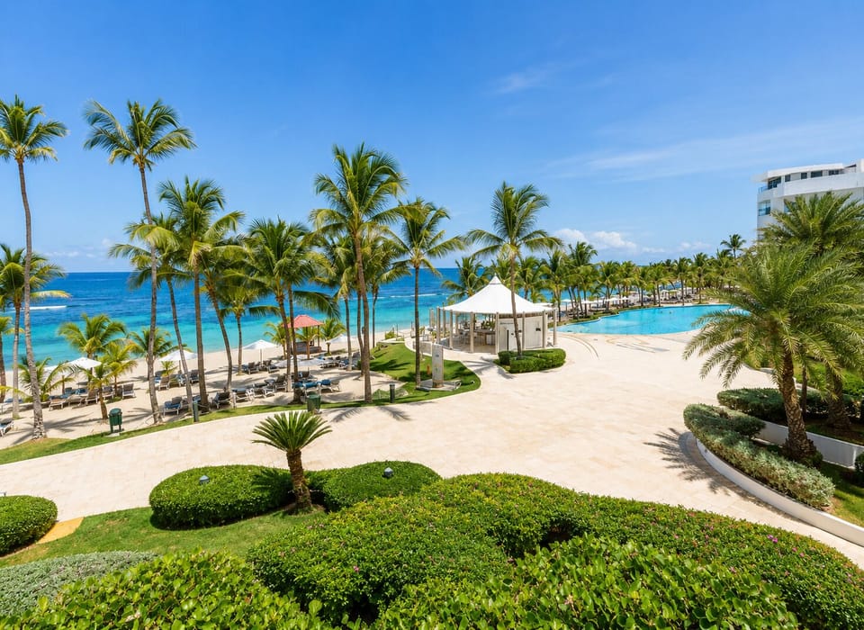 Beachfront Bliss: Breathe in ocean views and swaying palms from your private paradise!