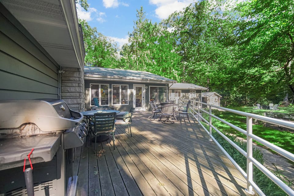 Back Deck with plenty of seating