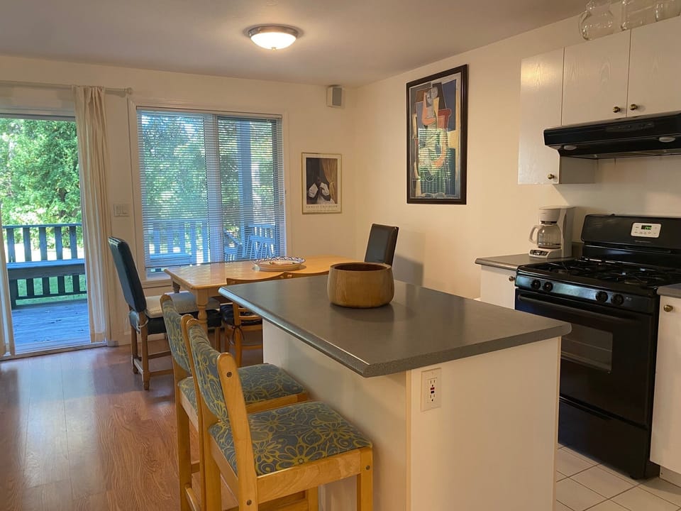 Kitchen and Deck view
