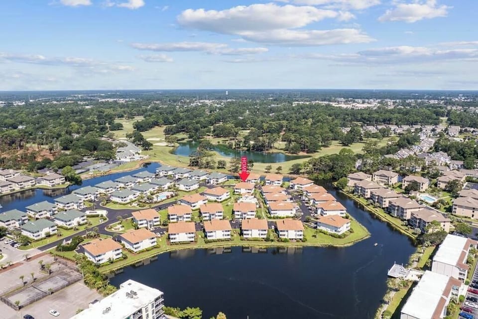 The property is surrounded by a lake which is open to fishing. 