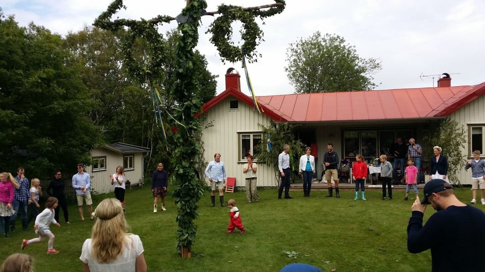 Midsummer is a wonderful Swedish tradition. Everyone on the island get together to celebrate, we dancing, singing together etc. you and your family are of cause also welcome.