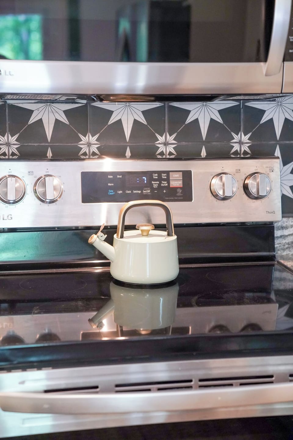 NEWLY TILED KITCHEN