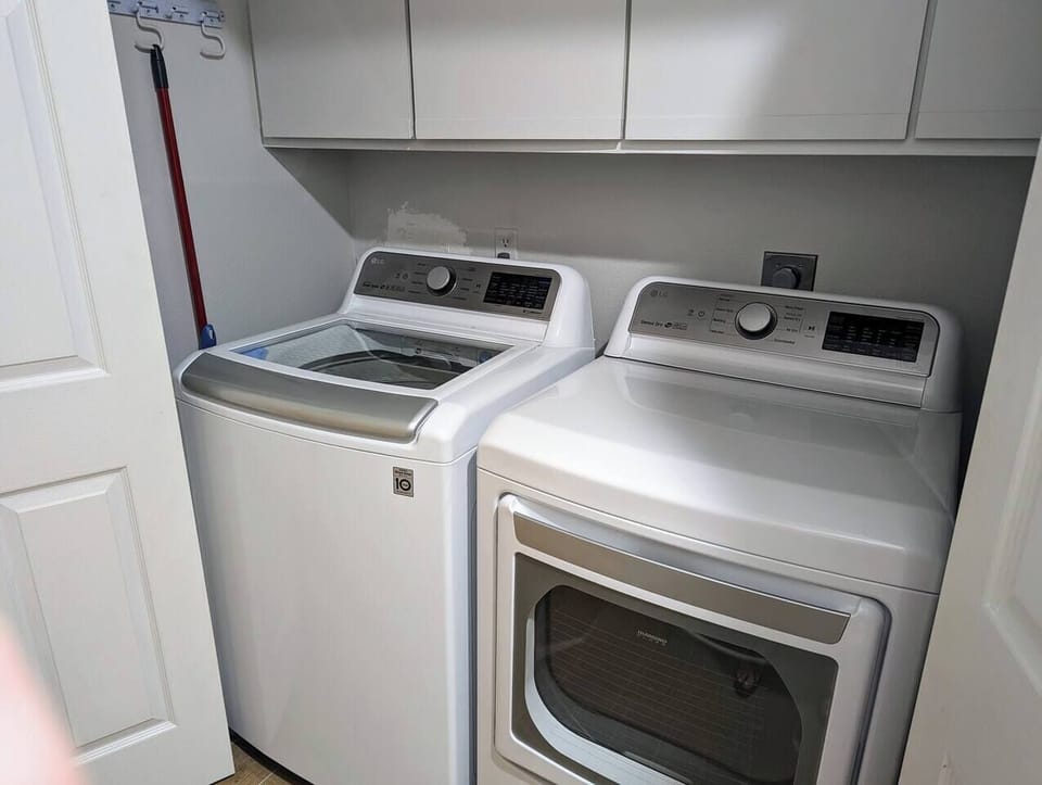 Full size washer and dryer