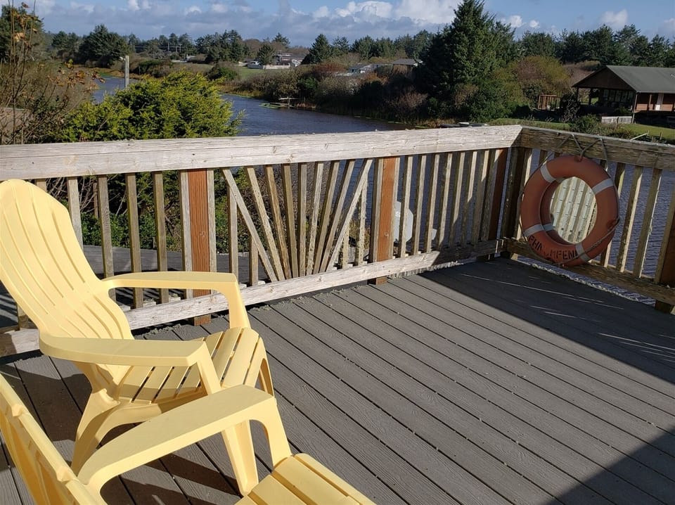 Deck off upstairs