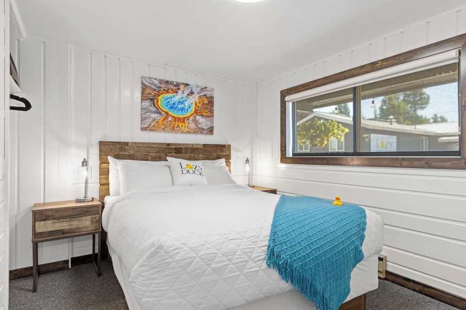 Guest room #1 with queen size bed