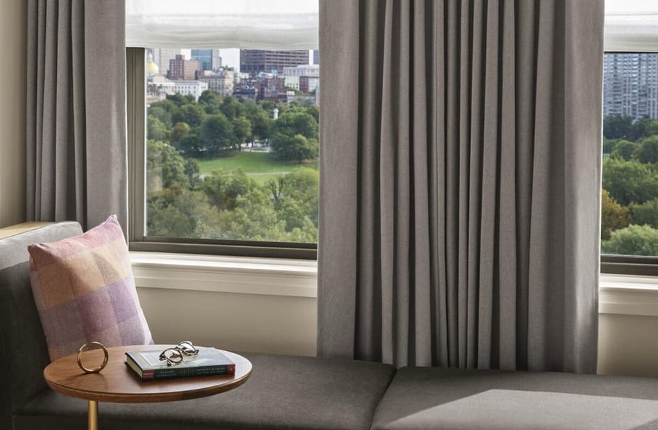 Linger by the window seat and watch the city.