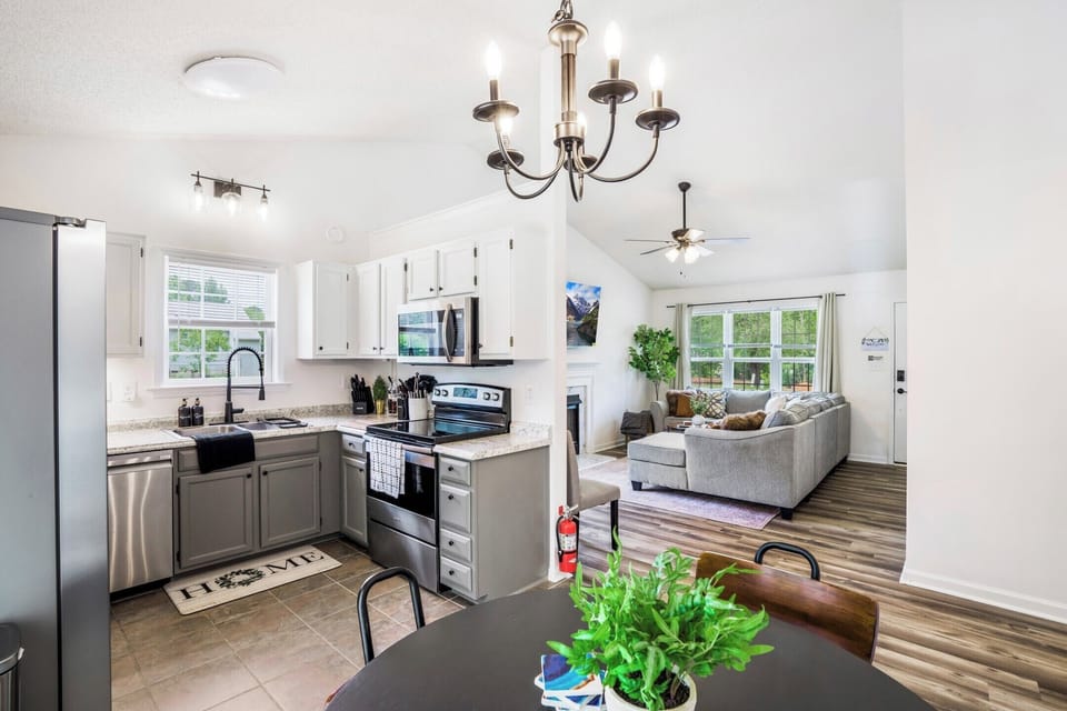Dinning room and kitchen