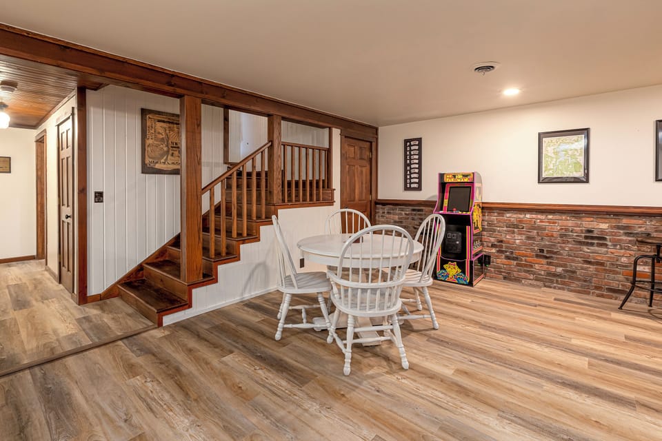 Downstairs table and chairs 