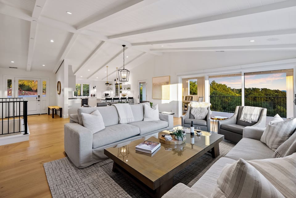 Formal Living Room - Main House - Formal Living Room in Main House. What a view!