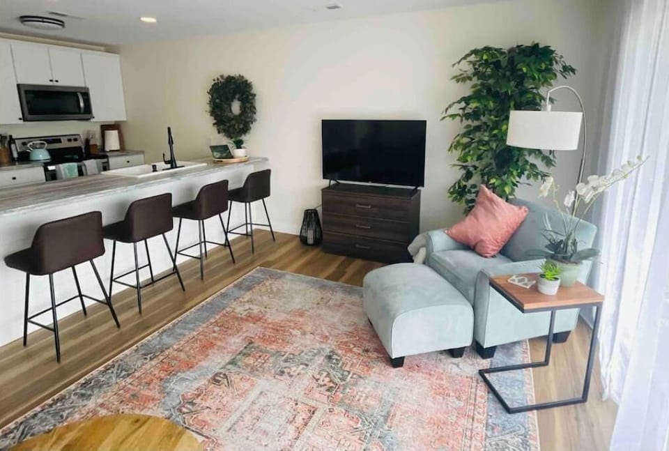 meticulously decorated condo with stylish and tasteful features. 