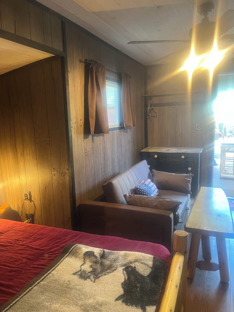 Twin Pull out Bed with dressor