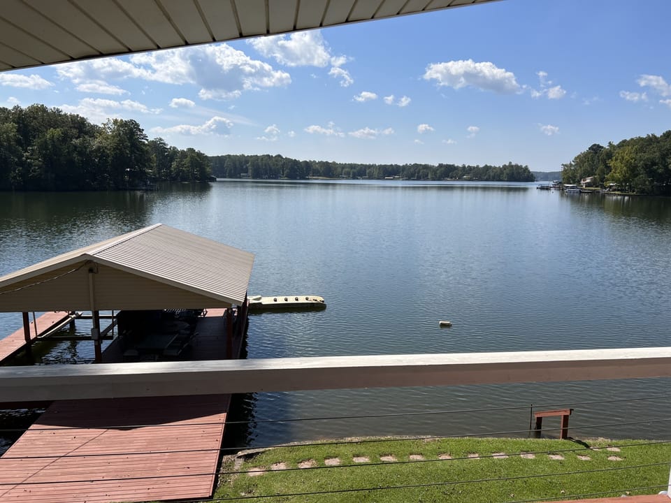View from upstairs porch