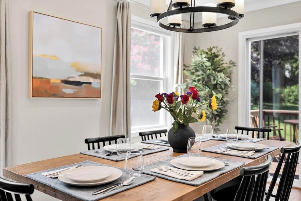 Dine with friends and family in the well appointed and stylish dining room.