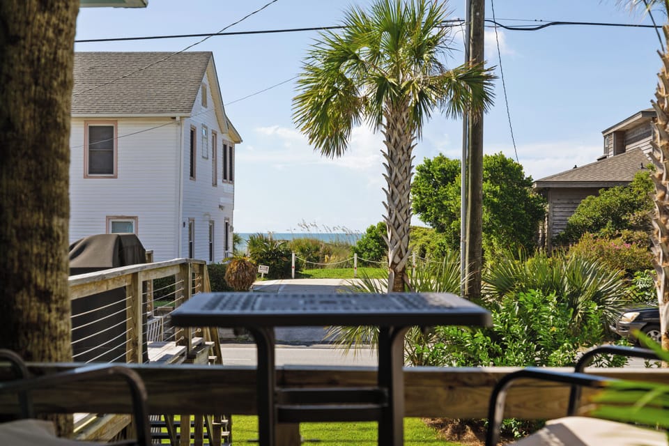 Bright and inviting private deck - perfect for morning coffee or sunset drinks
