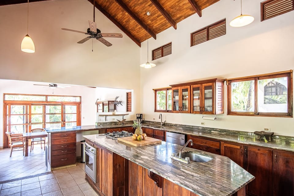 Kitchen with Granite Counters