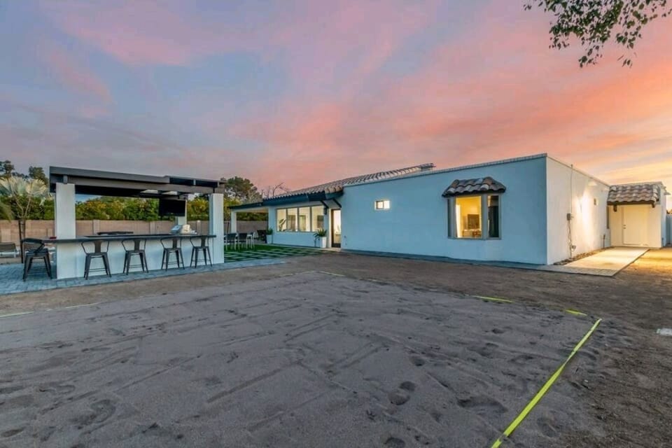 Sand Volleyball court