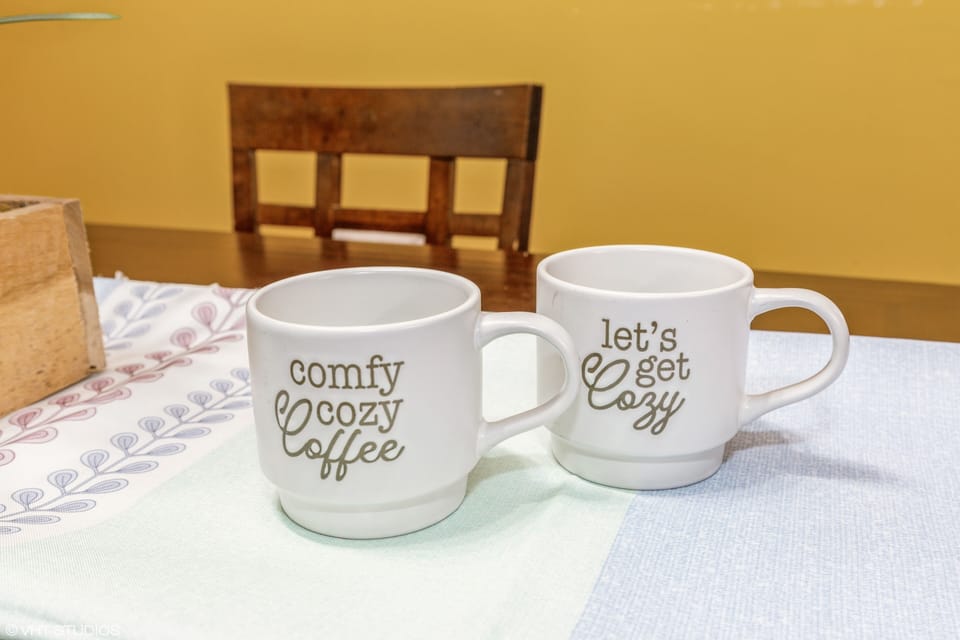 Stocked Kitchen
Drinkware / Cutlery / Pots and Pans / Plates / Utensils