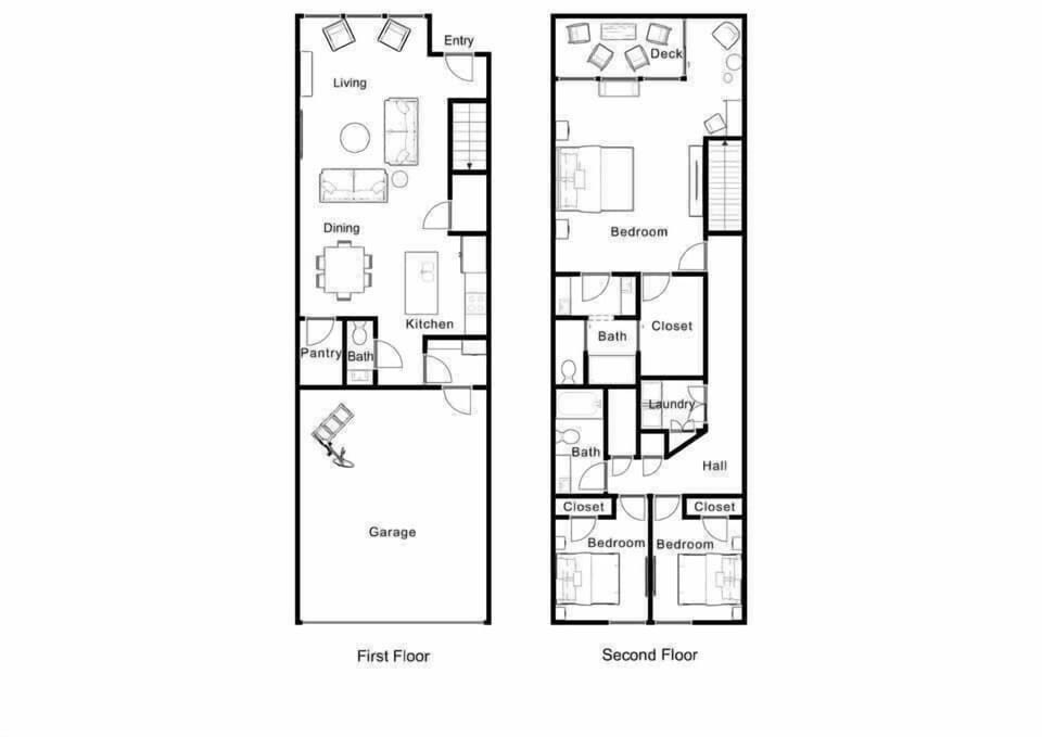 The layout of our home.