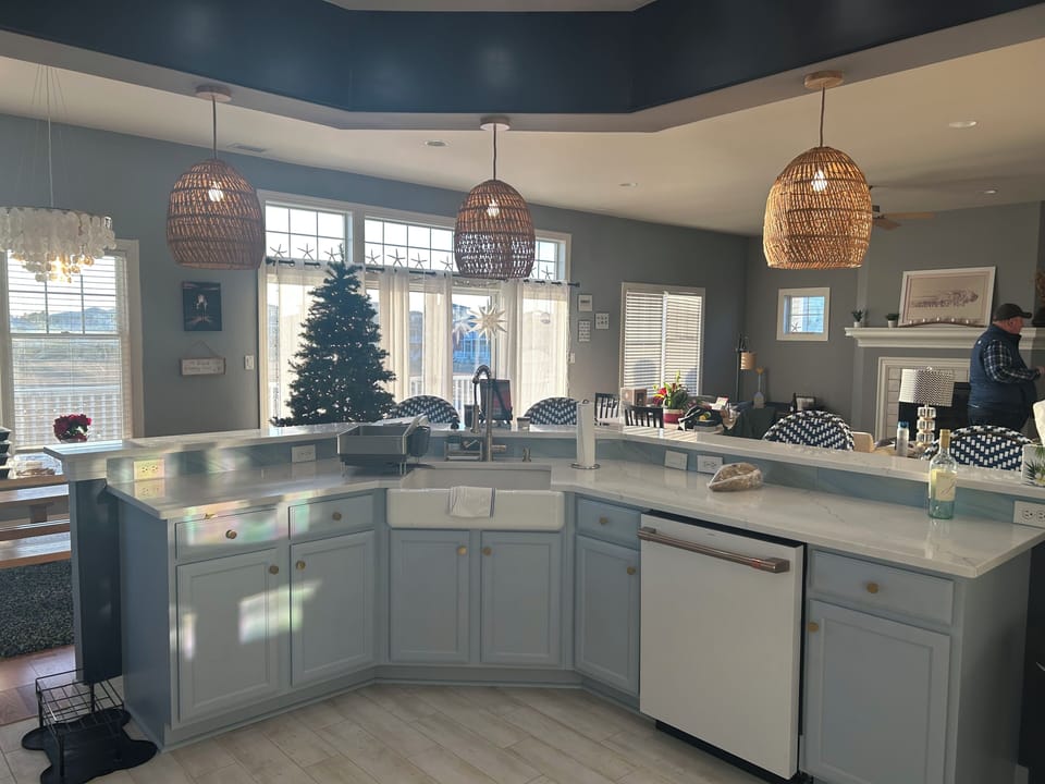 Kitchen - newly remodeled with all new appliances including induction stove top!