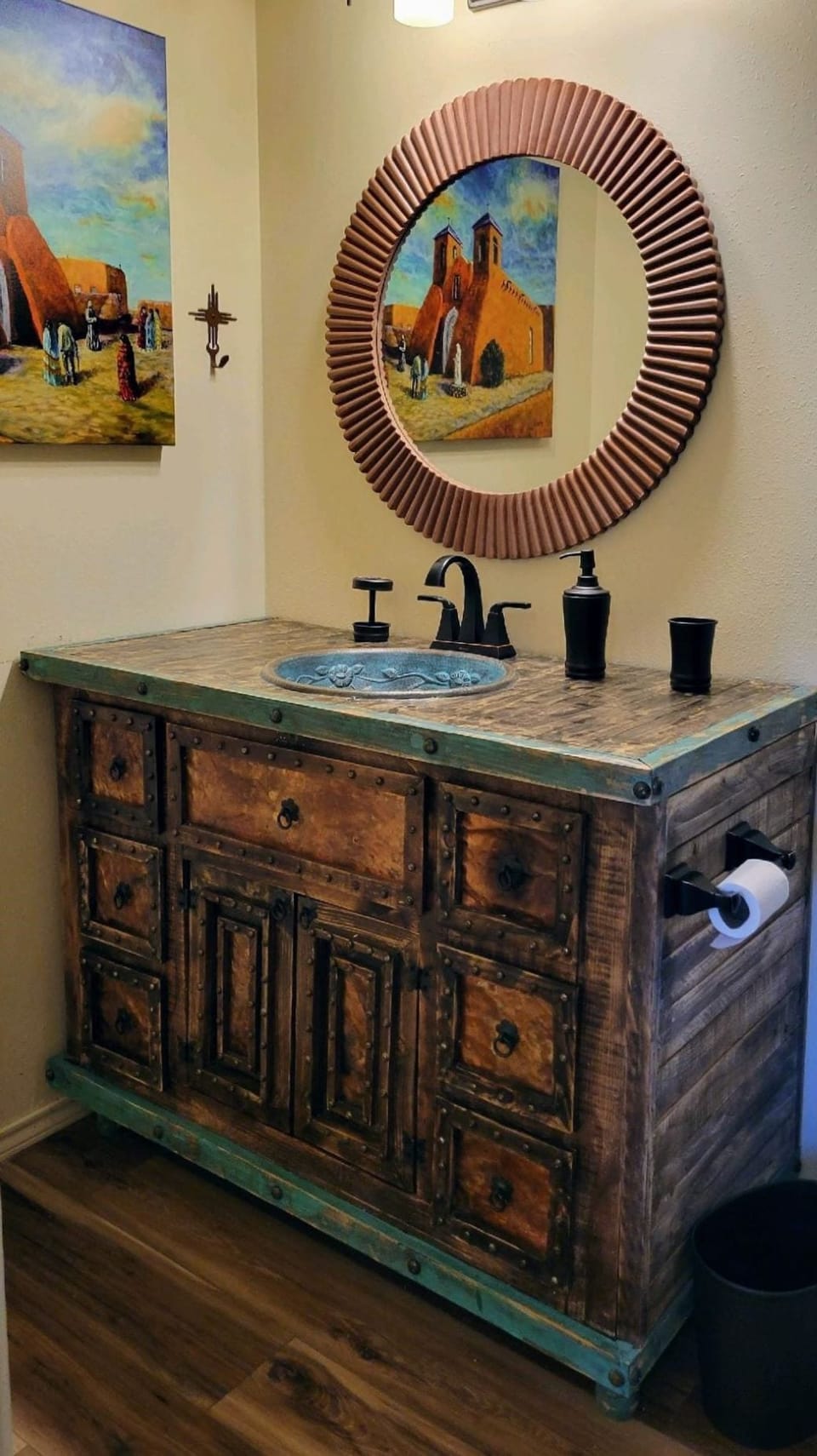 Second bathroom vanity.