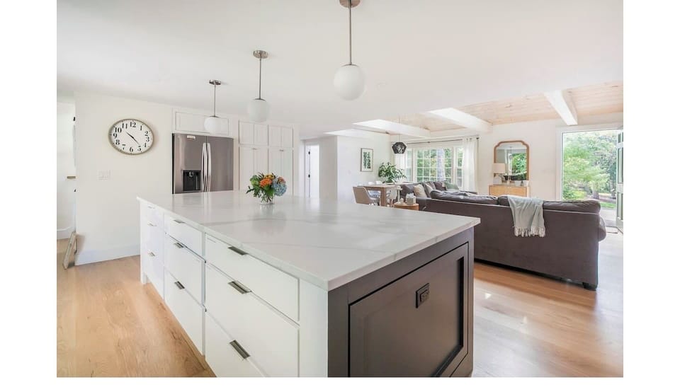 Large kitchen island