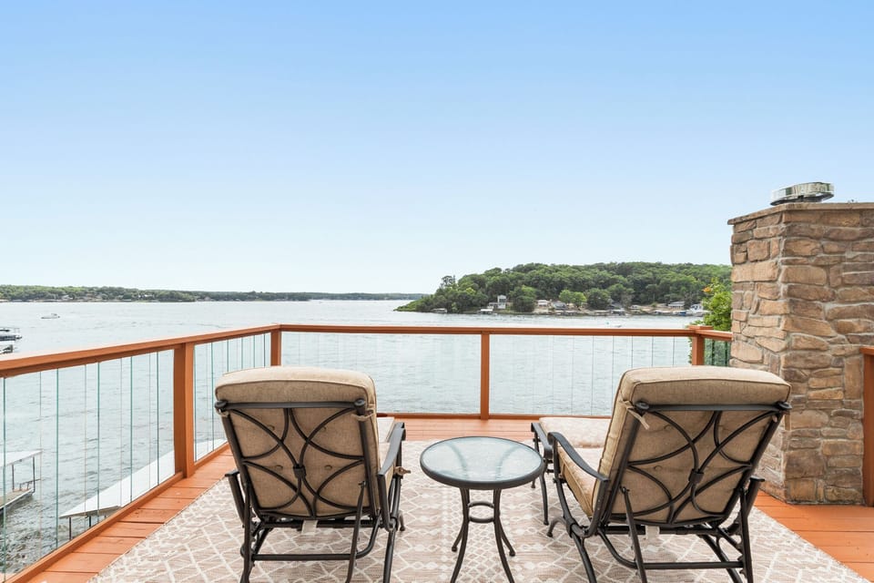 Private deck off master suite.
