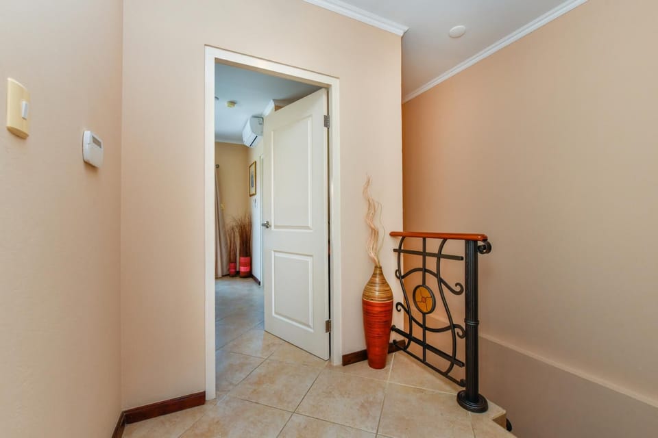 The door to one of the bedroom.