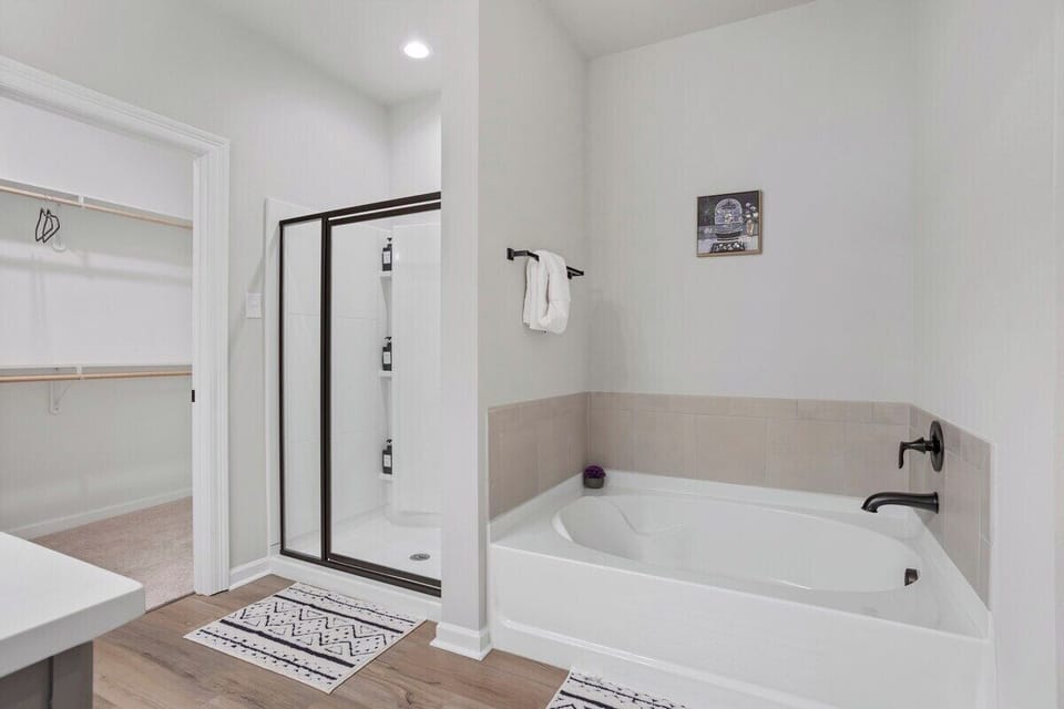 Master Bathroom - Walking Shower and Bath Tub