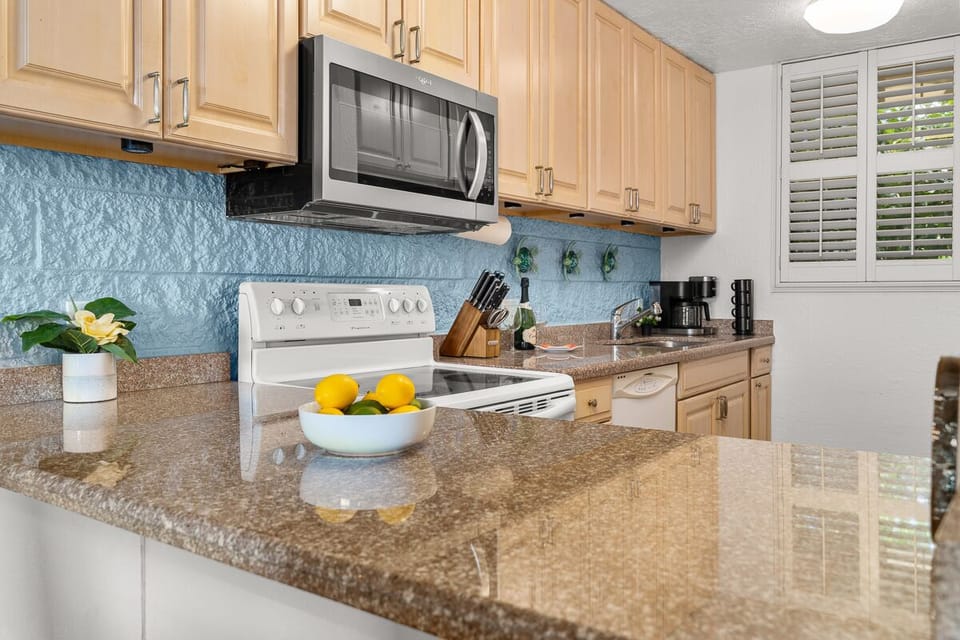 Ample counter space makes meal prepping a breeze