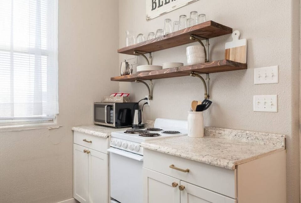 galley kitchen that has everything you need