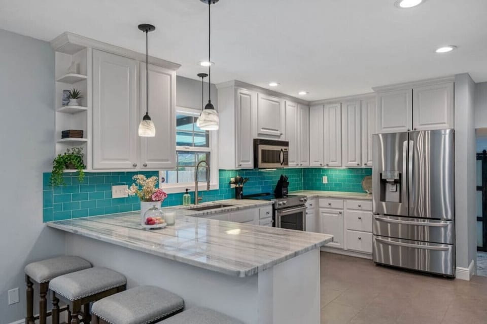 Fully stocked kitchen with every detail considered for your cooking needs.