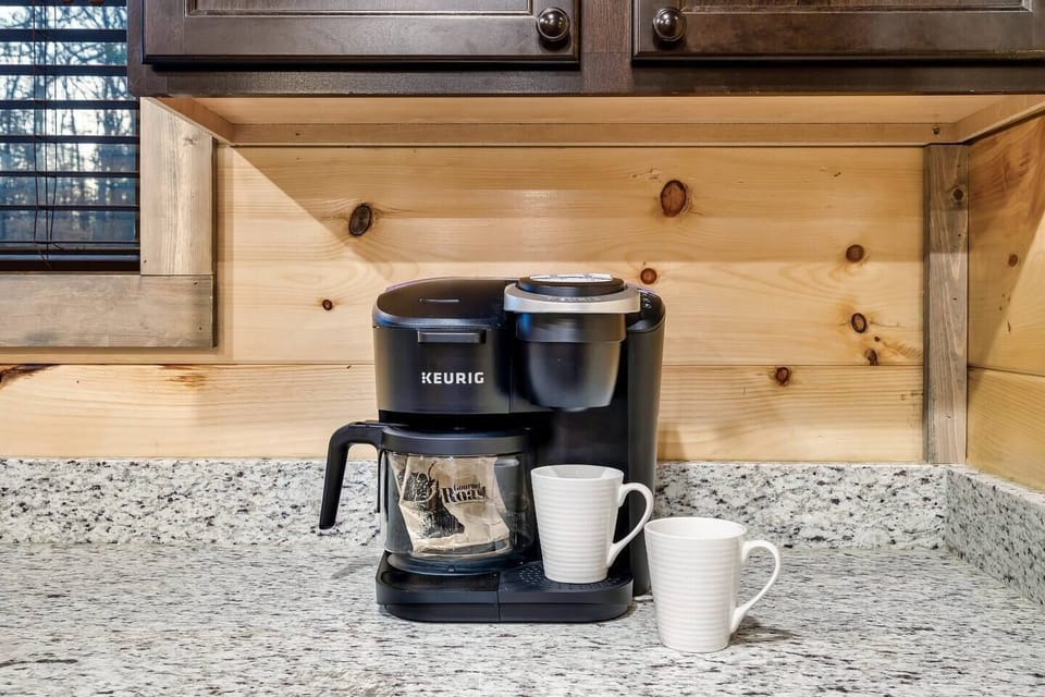 Brew coffee your way with a drip maker or Keurig (bring your own coffee)!
