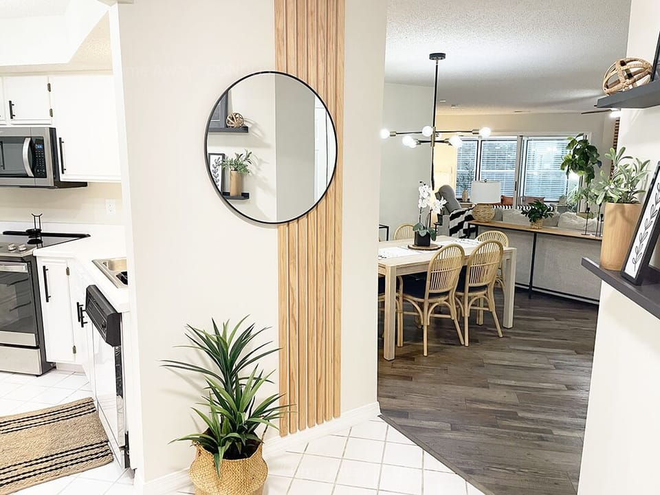 Entryway view when you arrive at your beautiful vacation home.