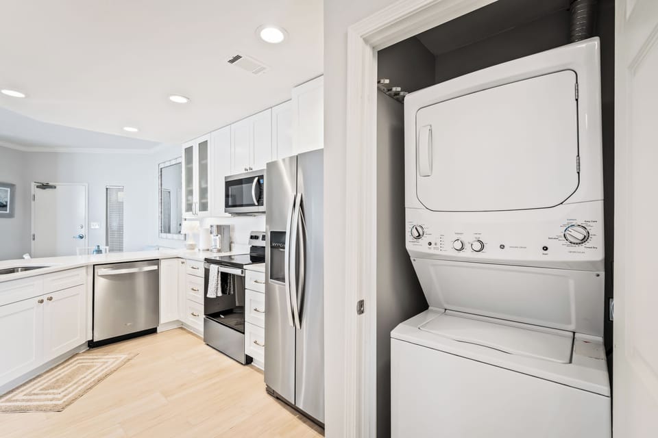 Enjoy the Convenience of an In-Unit Washer and Dryer to make Laundry a Breeze.