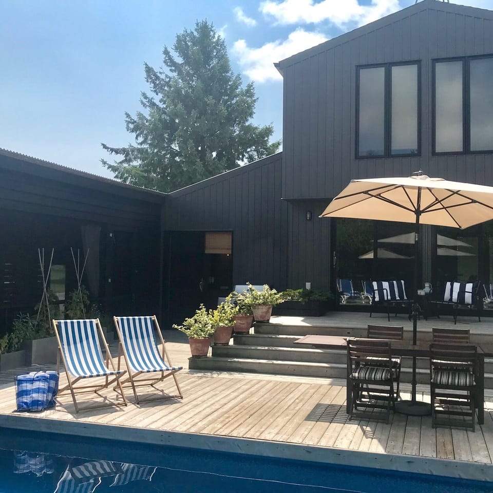 Lounge on the deck by the pool!