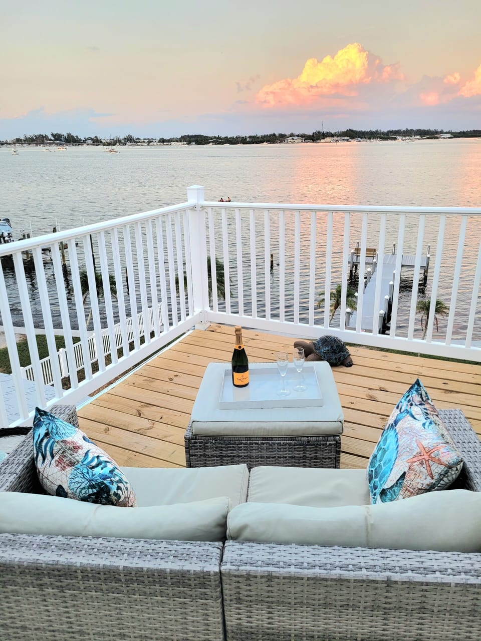 private rooftop deck