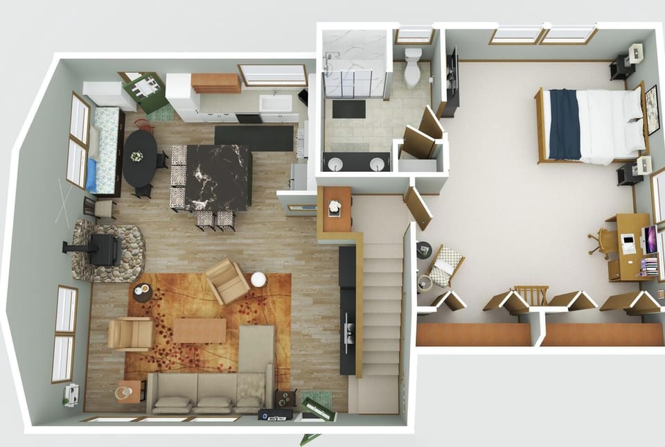 Second floor layout