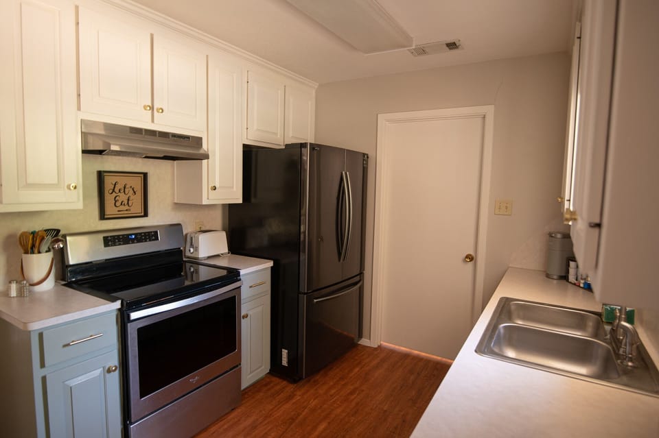 Cook whatever you want in our well equipped kitchen!