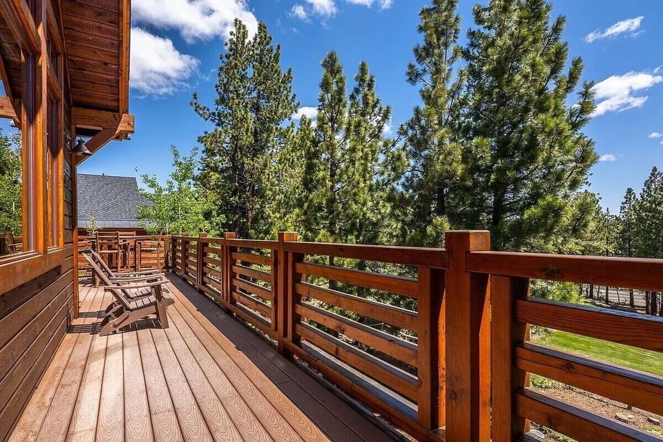 Back deck.