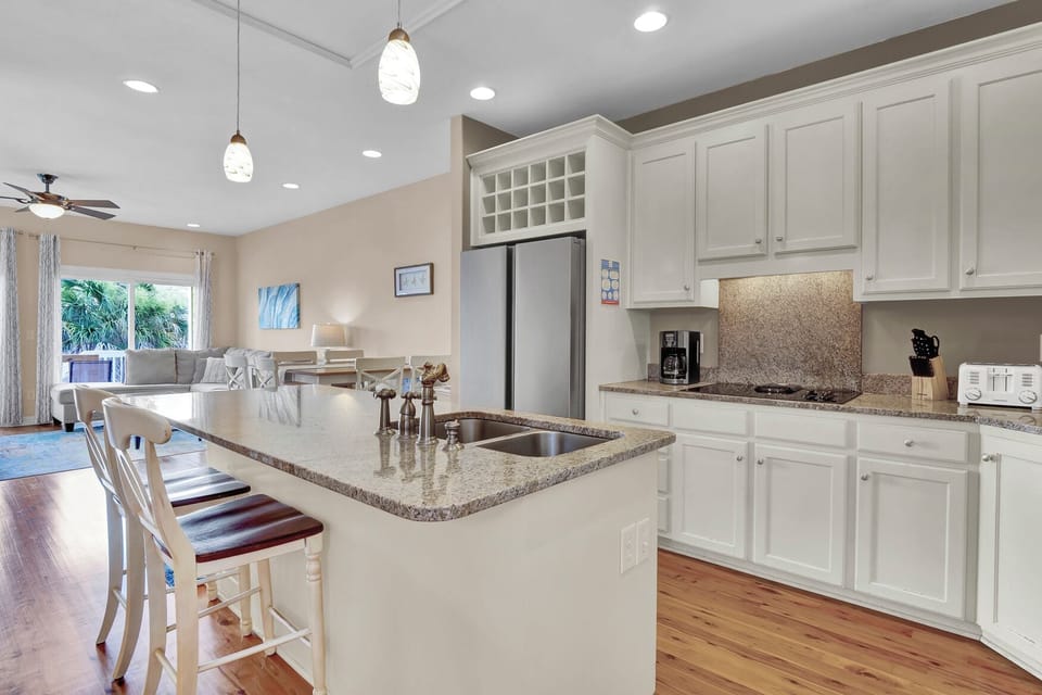 Unit 1 - Open floor plan with large kitchen island that provides additional seating