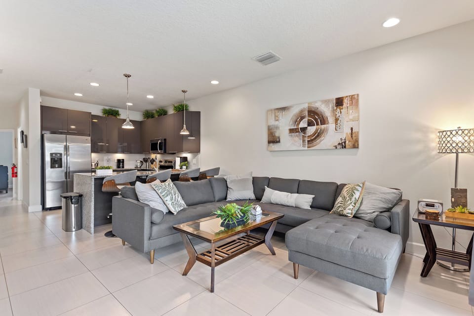 Spacious open floor style