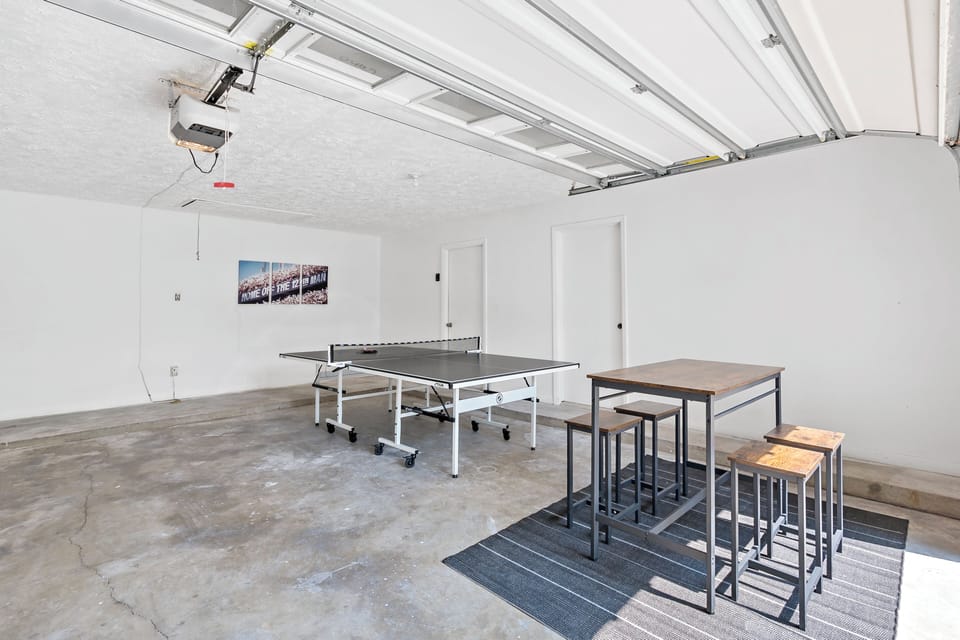 Game Room: Enjoy fun with a ping-pong table & stylish bar-height gathering spot