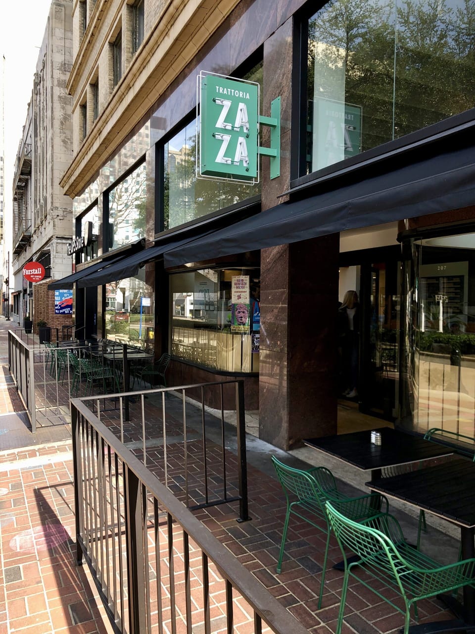 Restaurant on ground floor of building
