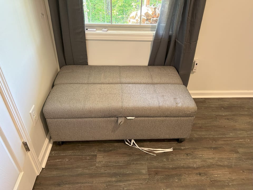 Ottoman - opens to twin bed
